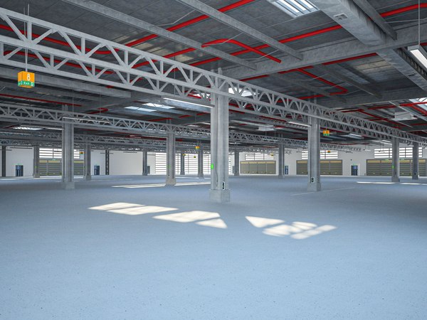 3D Exhibition Hall 3d Model