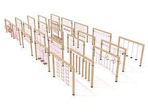 3D Wooden playground collection
