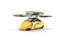 Sci-Fi Taxi Individuale Futuristico Aircraft Rig