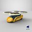 sci-fi taxi individual 3D