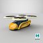 sci-fi taxi individual 3D