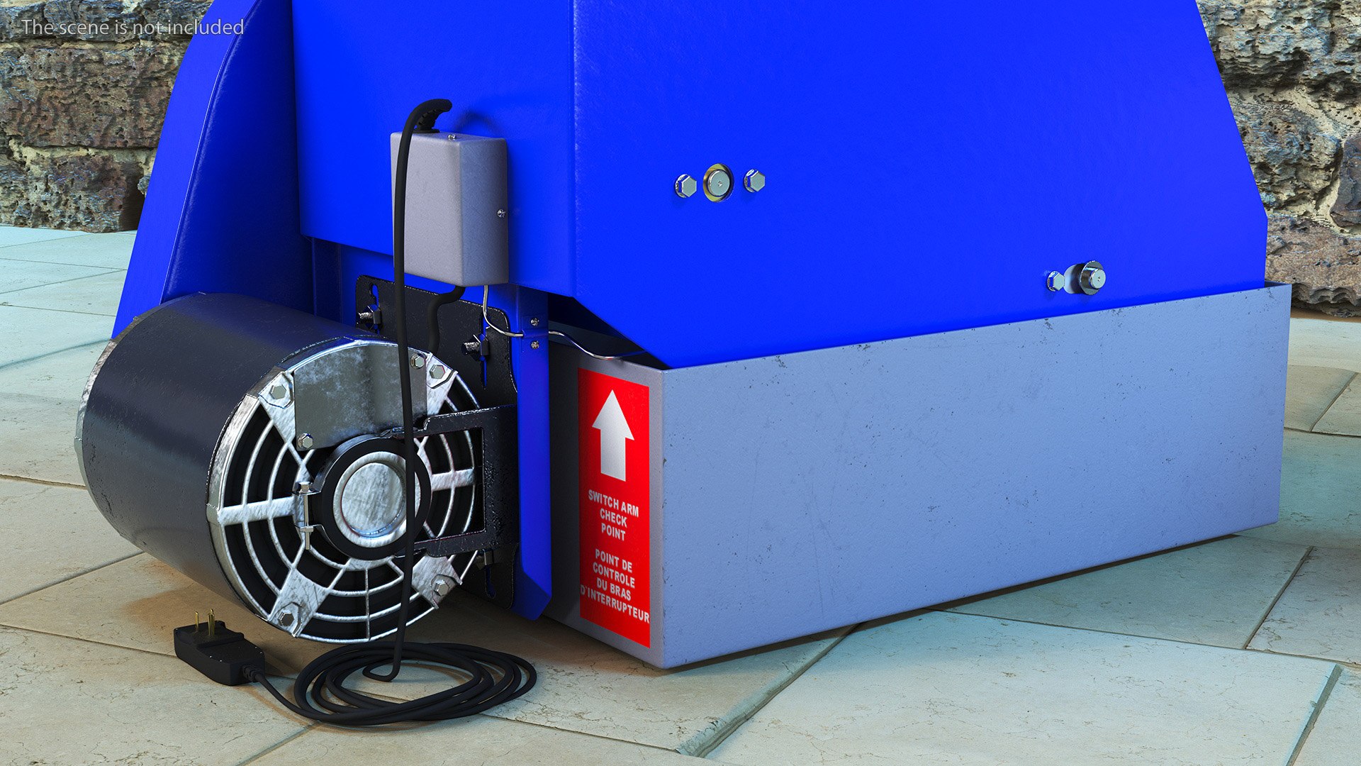 3D Outdoor Boot Scrubber Blue TurboSquid 2071267