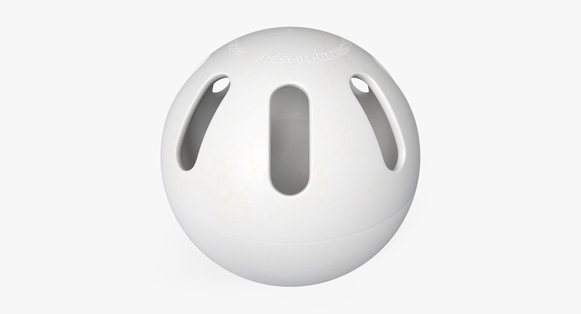 Wiffle Ball 3D Model 3D model preview