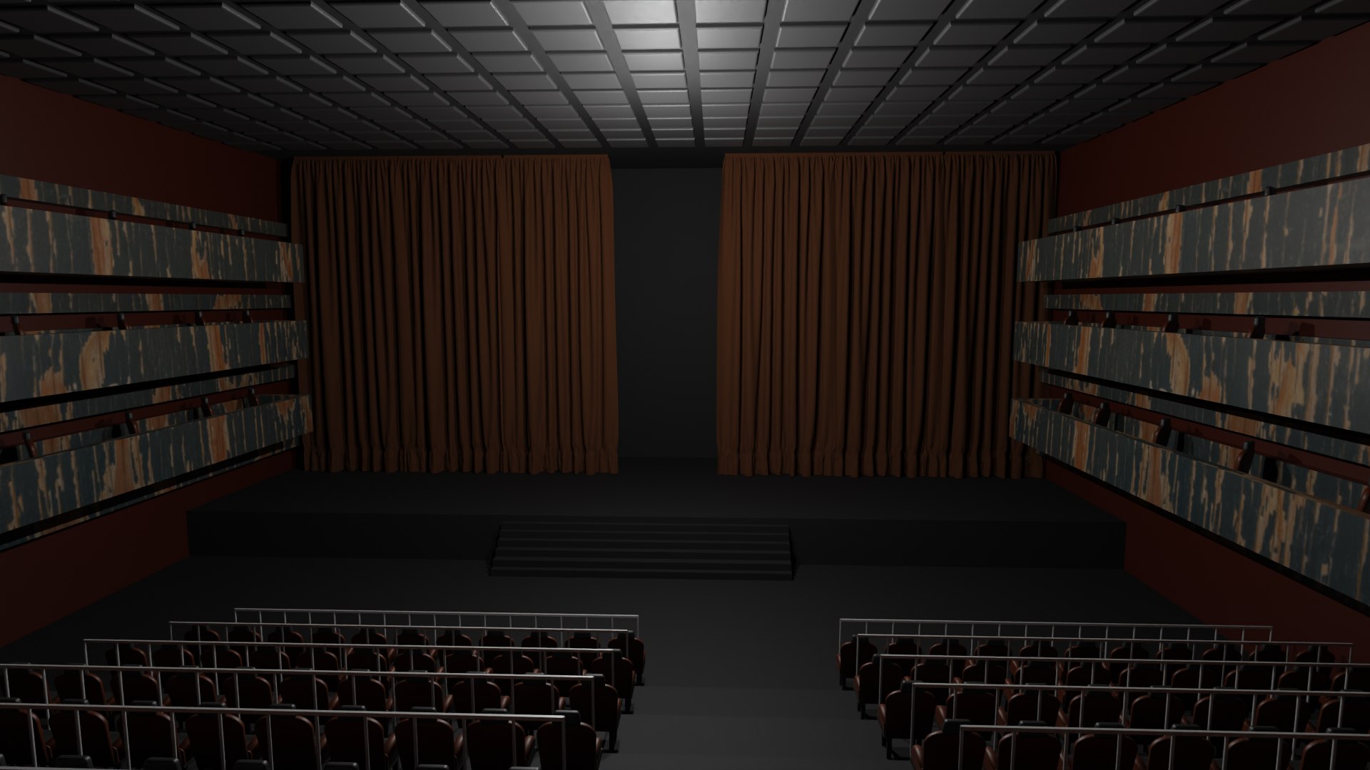 Theater Hall interior model - TurboSquid 2159623