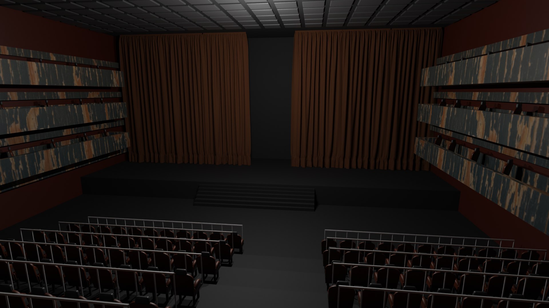 Theater Hall interior model - TurboSquid 2159623