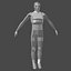 Retro style Low poly character