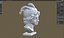 Busto del dio greco Hermes