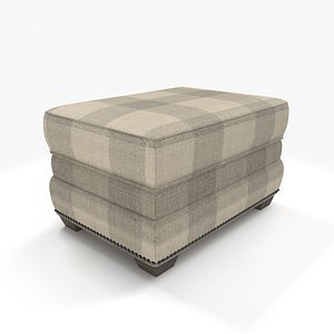 Ethan Allen Bennett Ottoman 3D model