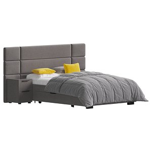 3D Hart Upholstered Bed Frame