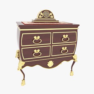 Victorian Dresser 3D model