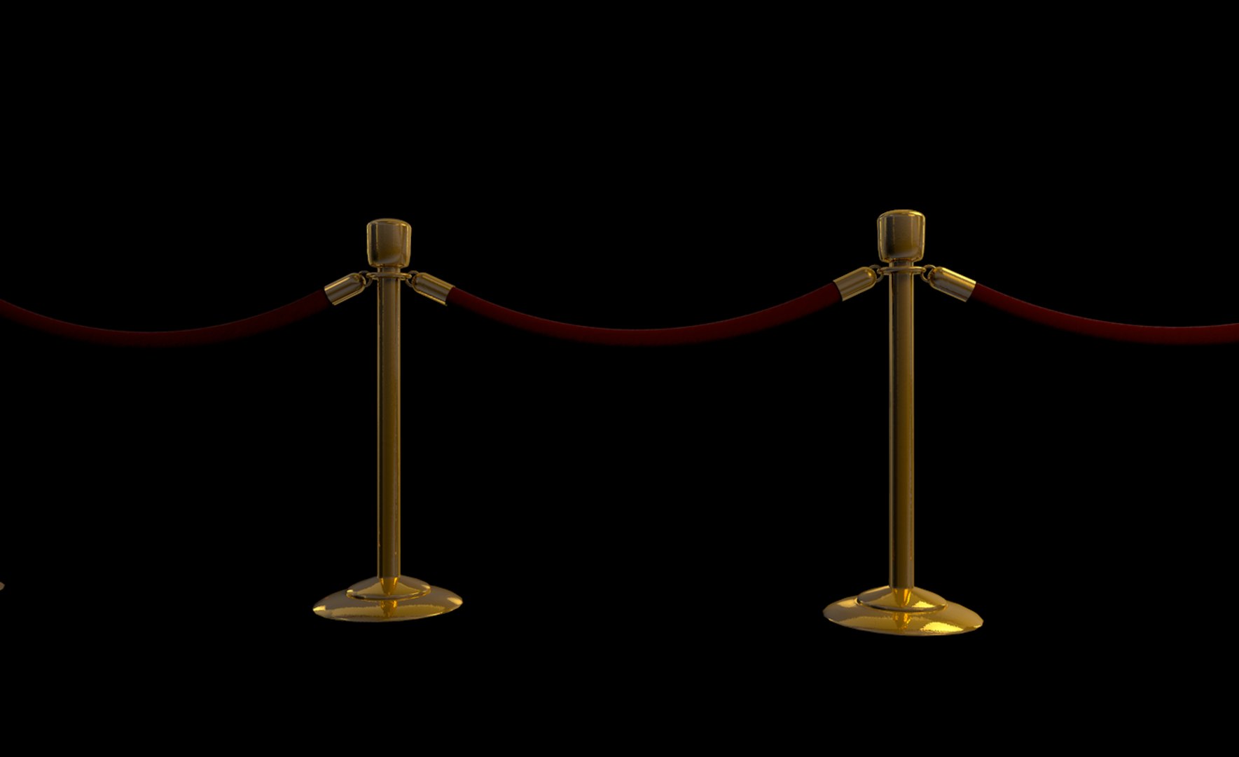 c4d velvet rope