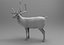 modelo de veado low poly game pronto