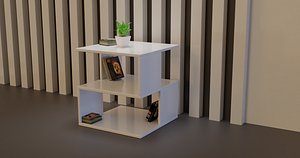 Bed Side  Wood Table