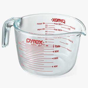 3D Pyrex Measuring Cup 1000ml