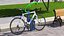 Bicicleta de carretera cerca del estacionamiento Bikeep abierto