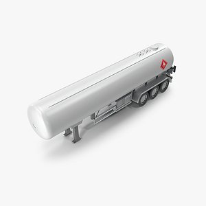 3D Tanker Trailer model