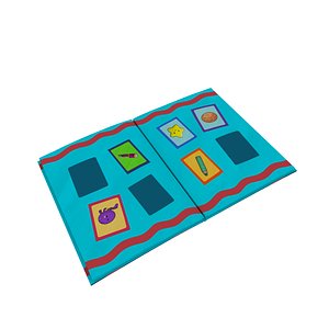 album sticker 3D model