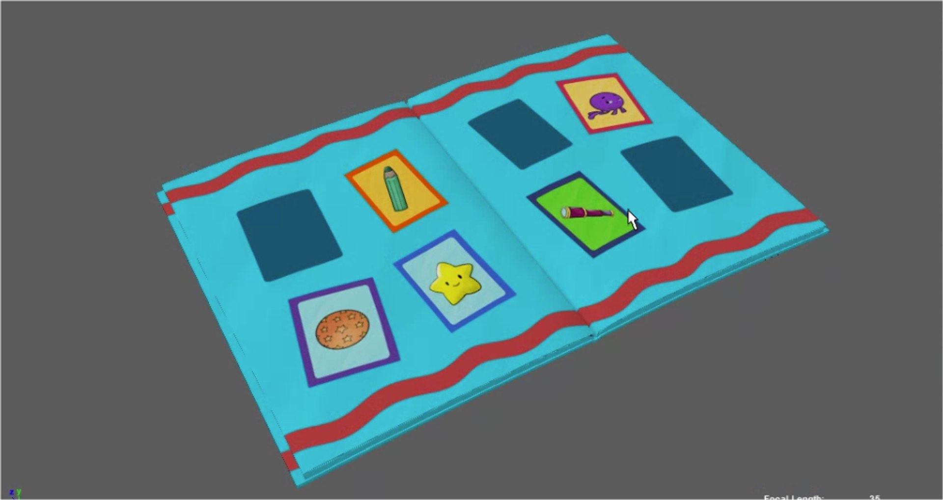Album Sticker 3D Model - TurboSquid 1583501