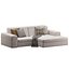 Divano angolare Labert Velluto Beige