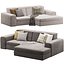 Divano angolare Labert Velluto Beige
