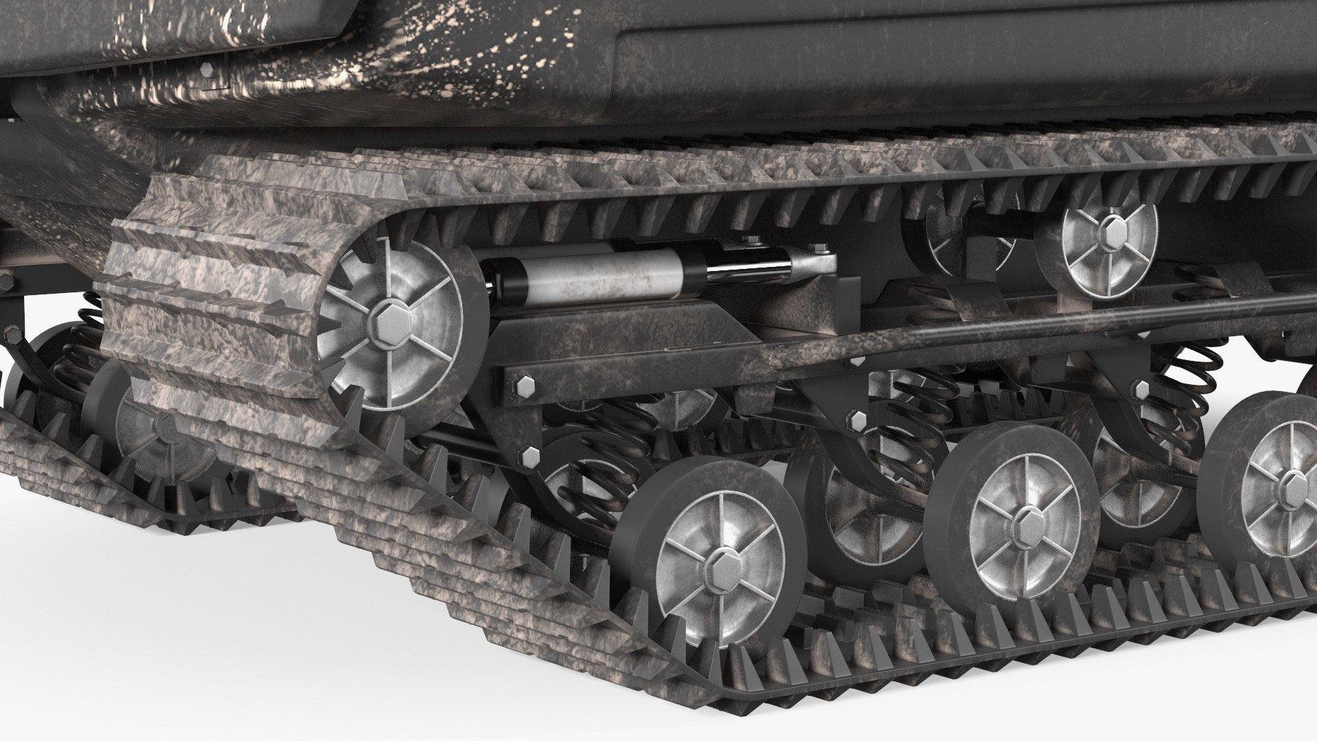 Old ATV Track Vehicle Rigged 3D model - TurboSquid 2003396