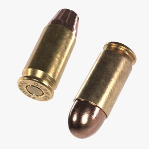 3d model 45 bullet
