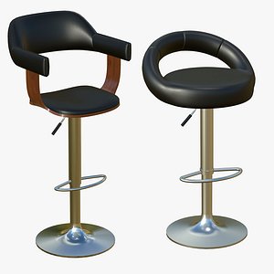 Stool Chair V171 3D model