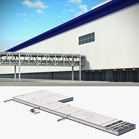 Industrial Manufacturing Plant White