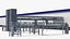 Industrial Manufacturing Plant White