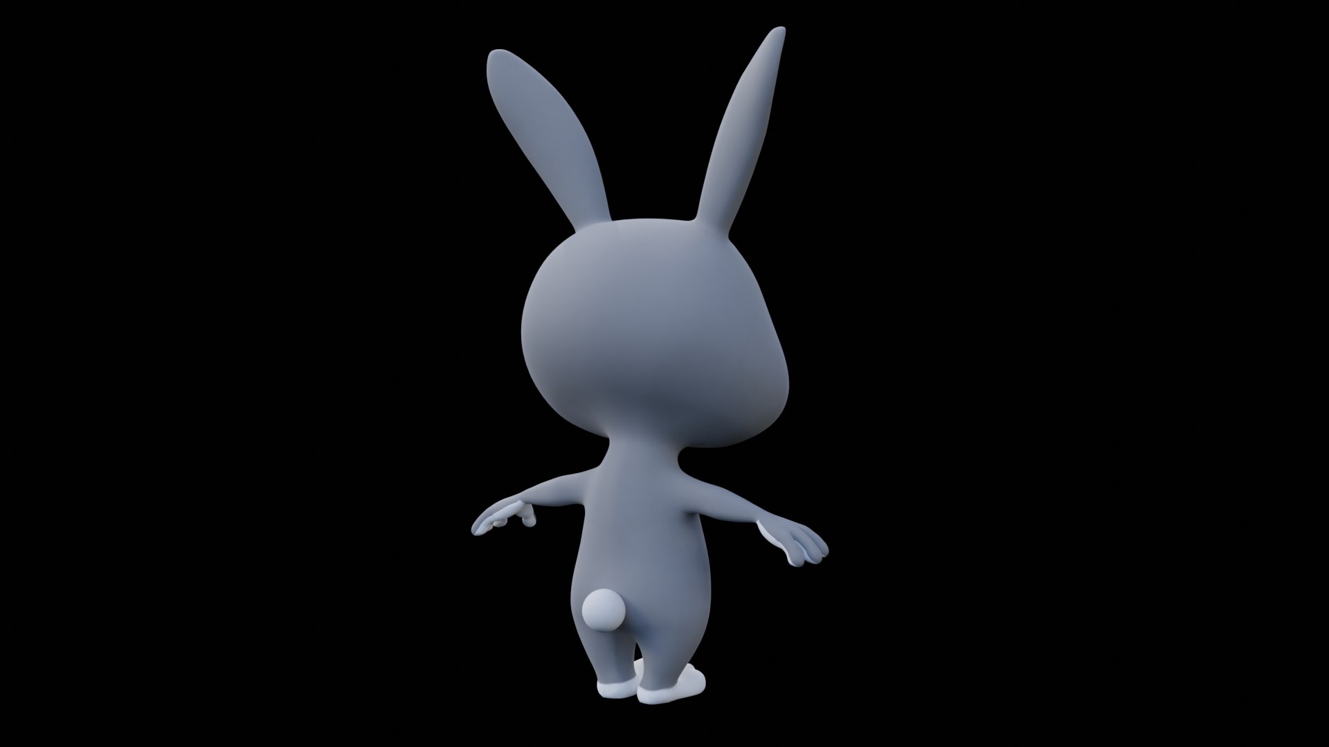 3D Cartoon Rabbit model - TurboSquid 1871896