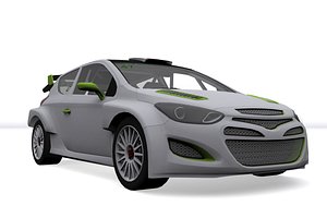 3D rally car v2 model