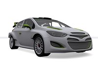 hyundai i20 custom rally car