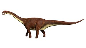 Patagosaurus Dinosaur Jurassic Animal 3D model