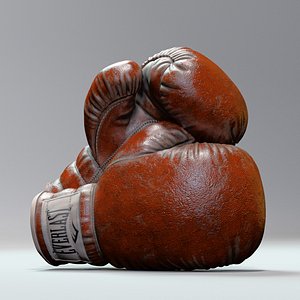 boxing gloves everlast 3D model