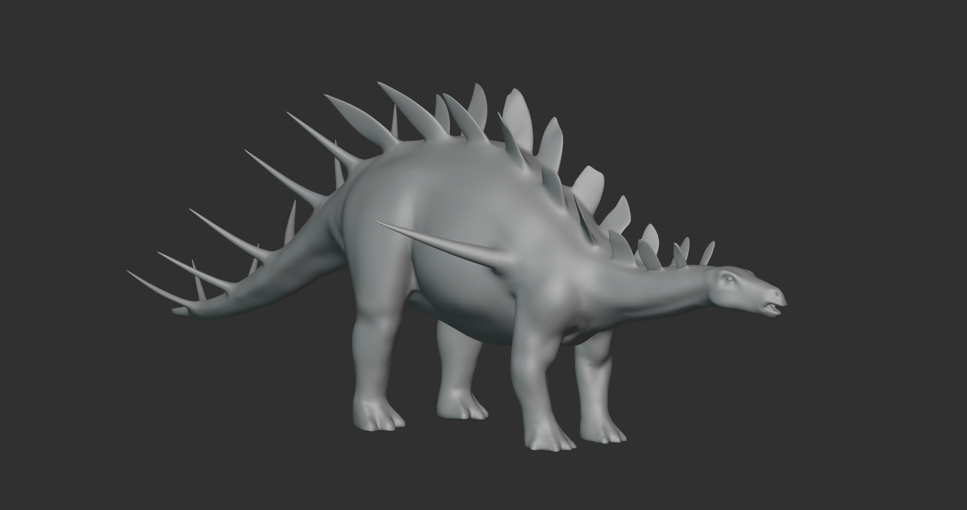 3D Kentrosaurus Basemesh Low Poly - TurboSquid 2107914