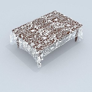 winsome dining table modeled 3D