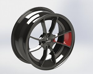 solidworks wheel r18x8 3D model