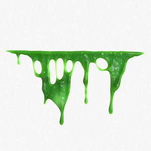 3D Green Slime v2 model