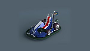 3D carStandart Iggy Kart Assets Super