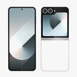 3D Samsung Galaxy Z Flip6 White