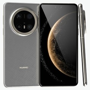 Huawei Mate 70 Pro Plus Gold and Silver Brocade