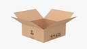Cardboard Box 50x50x20 Half Open