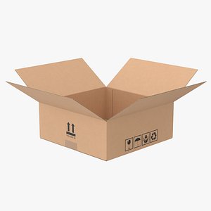 Cardboard Box 50x50x20 Half Open