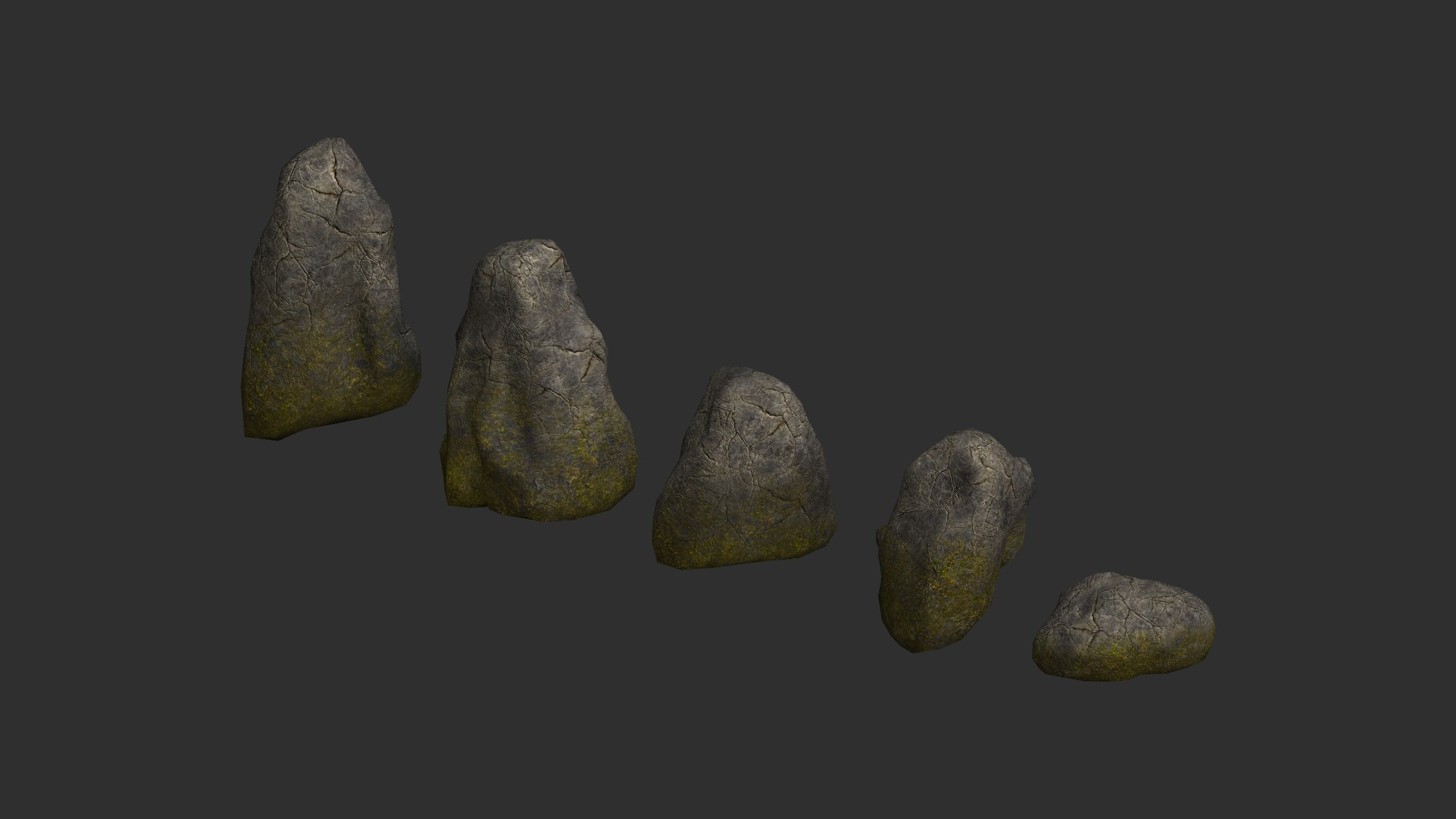 3D Rock Set 03 - Cracks 2 - TurboSquid 1937933