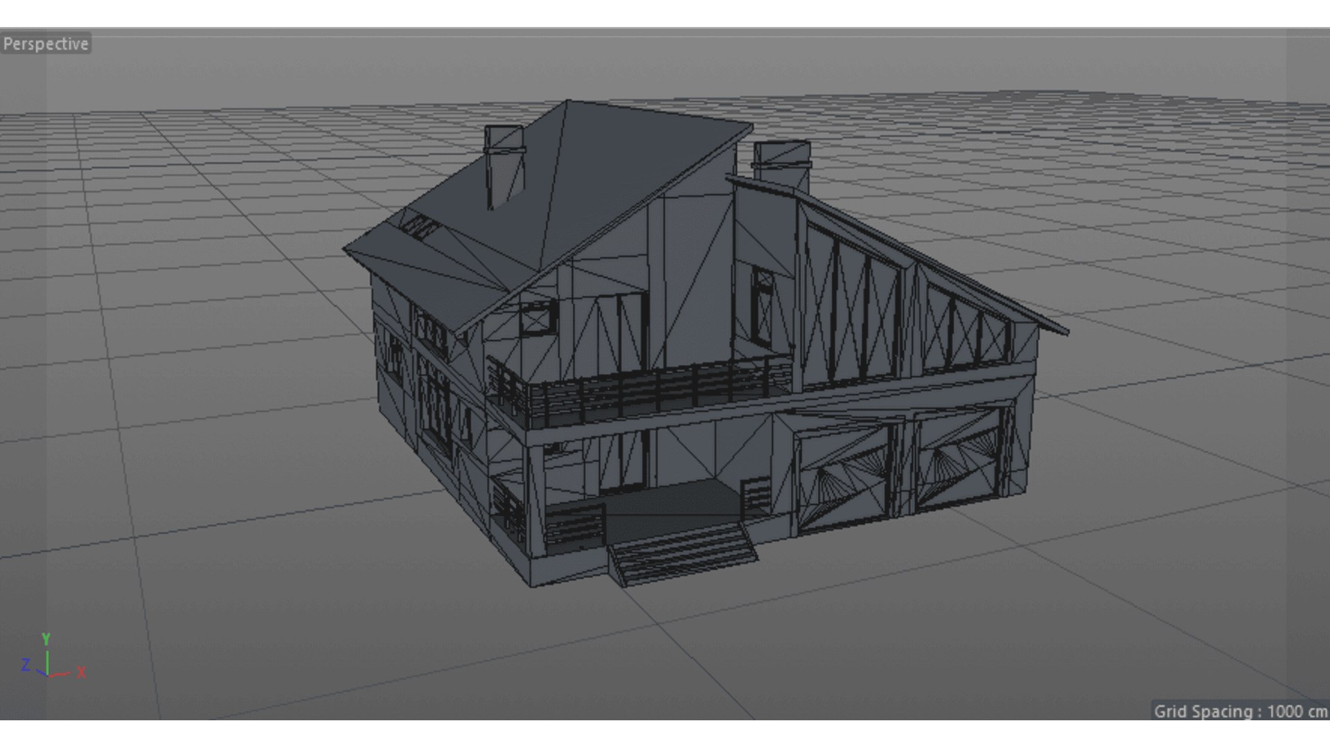3D Model Modern Residential House Architecture 3D Model Exterior ...