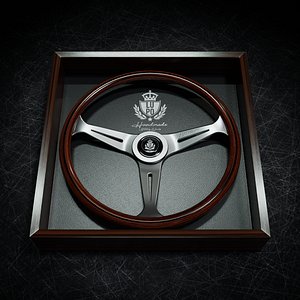 wheel classic steering 3D model