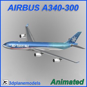 airbus a340-300 dxf