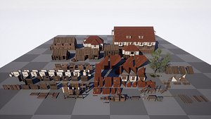 Modular Medieval Environment model
