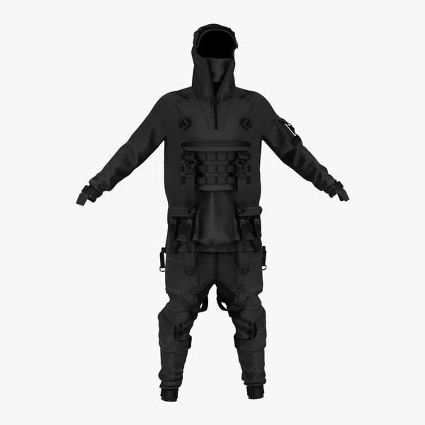 modèle 3D de homme de tenue cyberpunk - TurboSquid 1702939