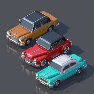 3D Lowpoly Cars Group 7